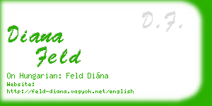 diana feld business card